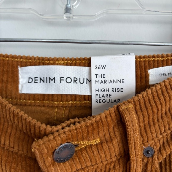 Aritzia Denim Forum Marianne High Rise Flare Corduroy Jeans - Picture 3 of 9